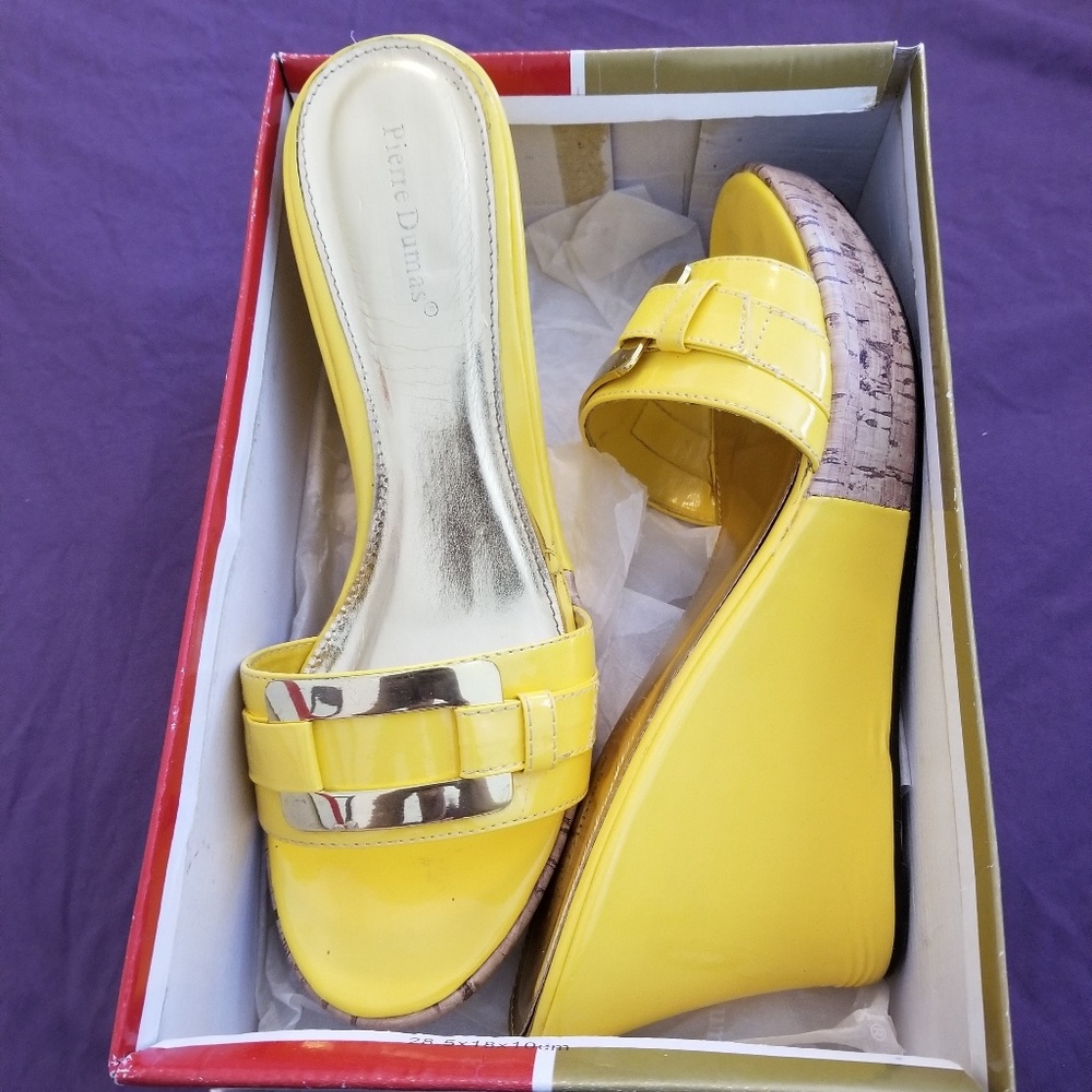 Yellow and Gold wedges